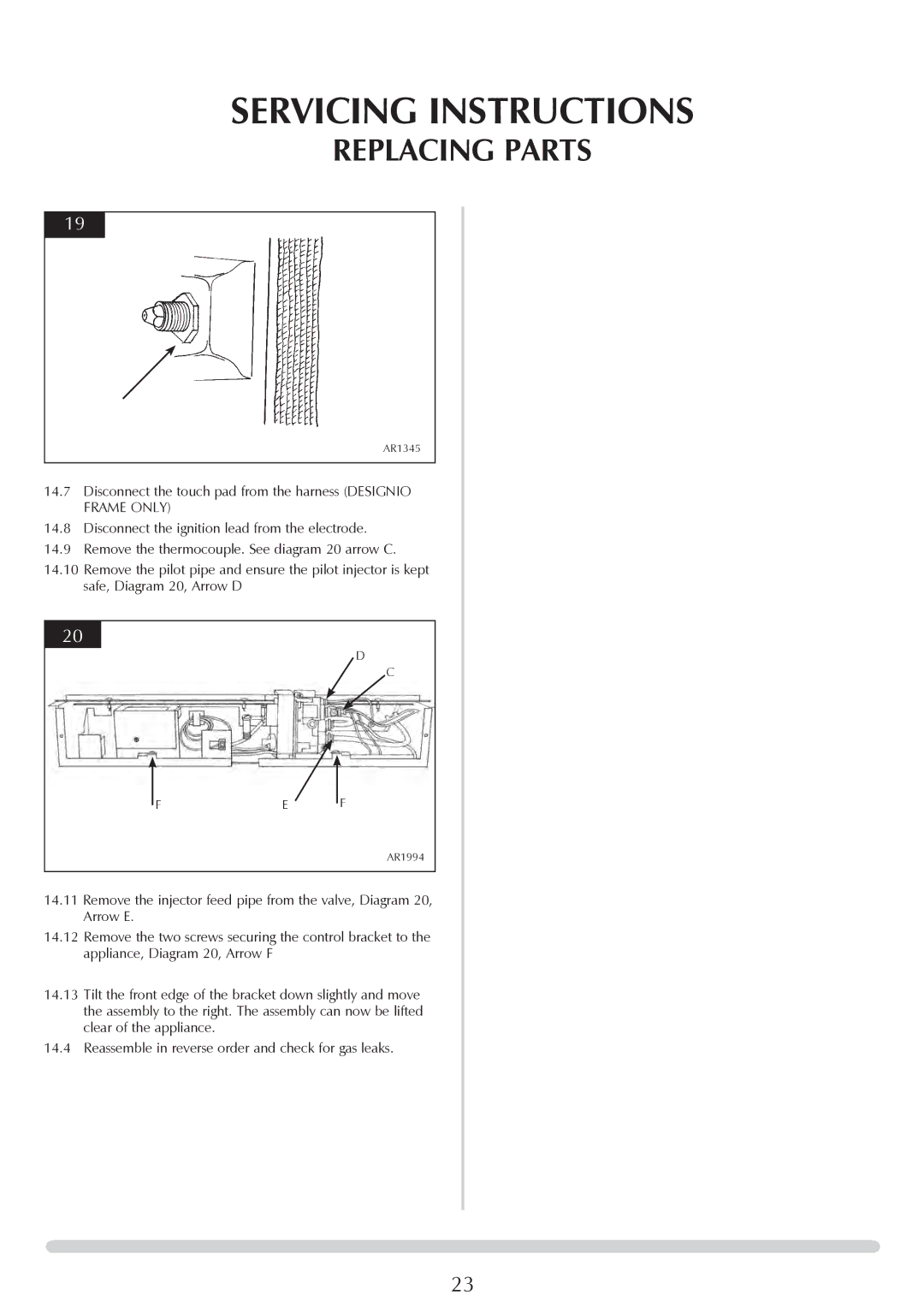 Stovax PR0731 manual Servicing Instructions 