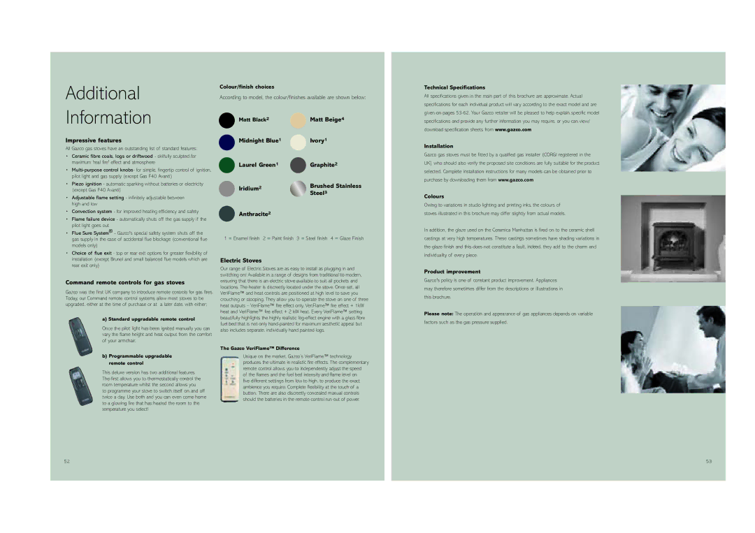 Stovax (STO0708) brochure Additional Information 