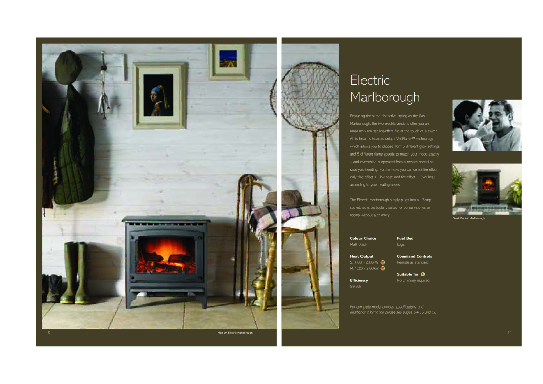 Stovax (STO0708) brochure Electric Marlborough 