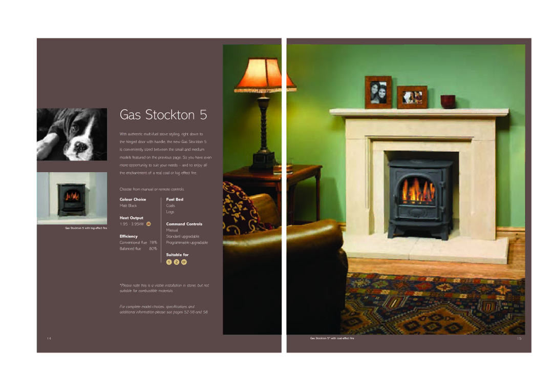 Stovax (STO0708) brochure Gas Stockton 