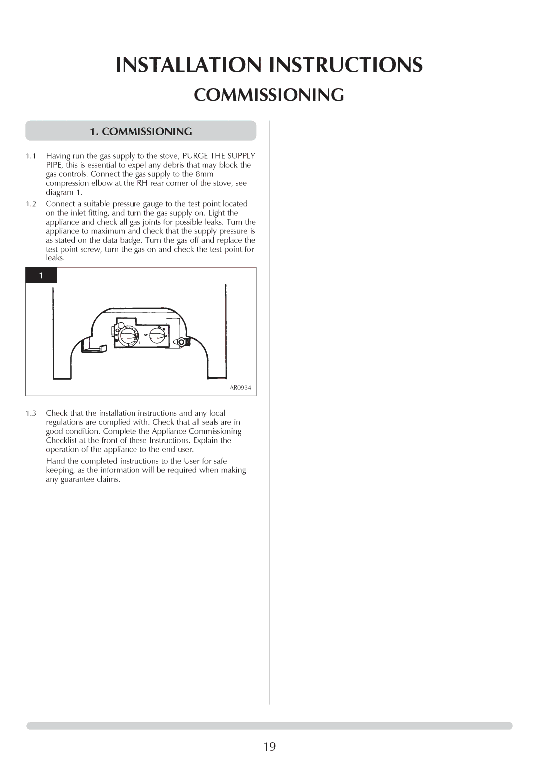 Stovax Stockton Log Effect Stove Range manual Commissioning 