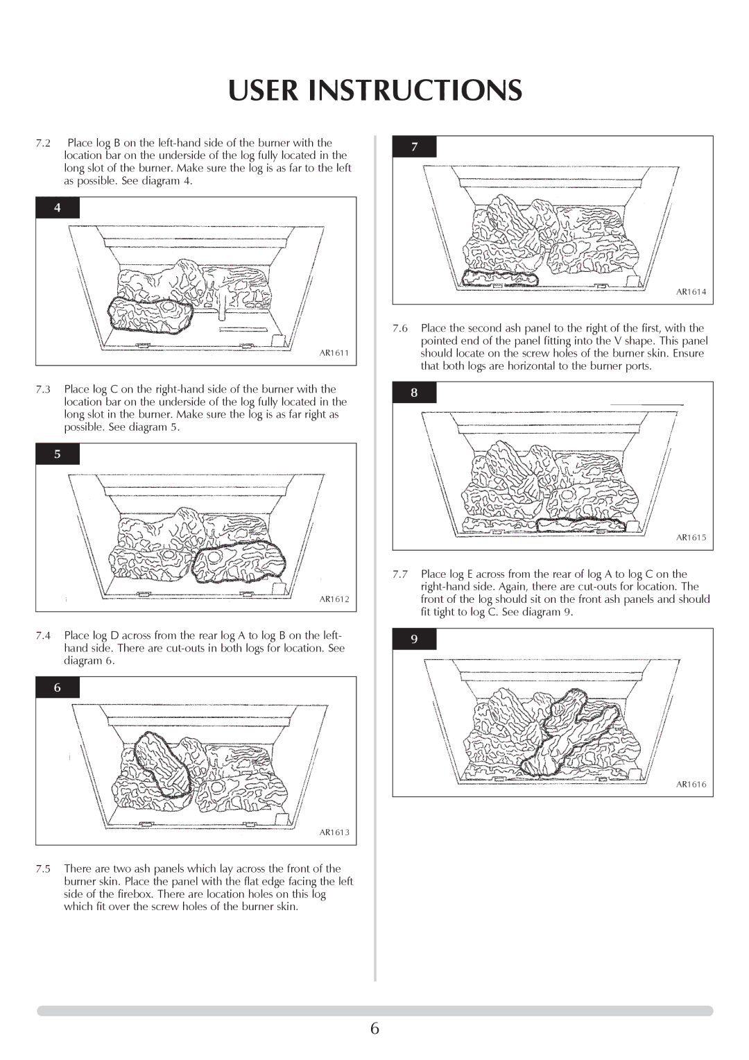 Stovax Stove Range manual AR1611 