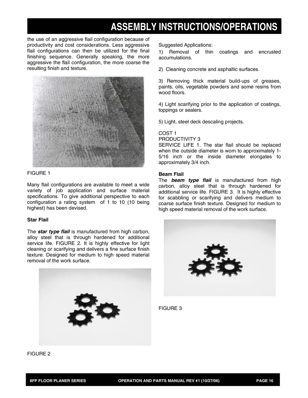 Stow 8FP manual Star Flail, Beam Flail 