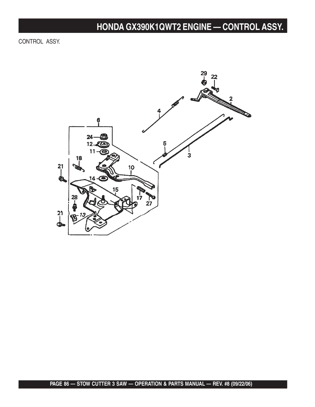 Stow CS820H20, CC813H20, CS813H20 manual Control Assy 