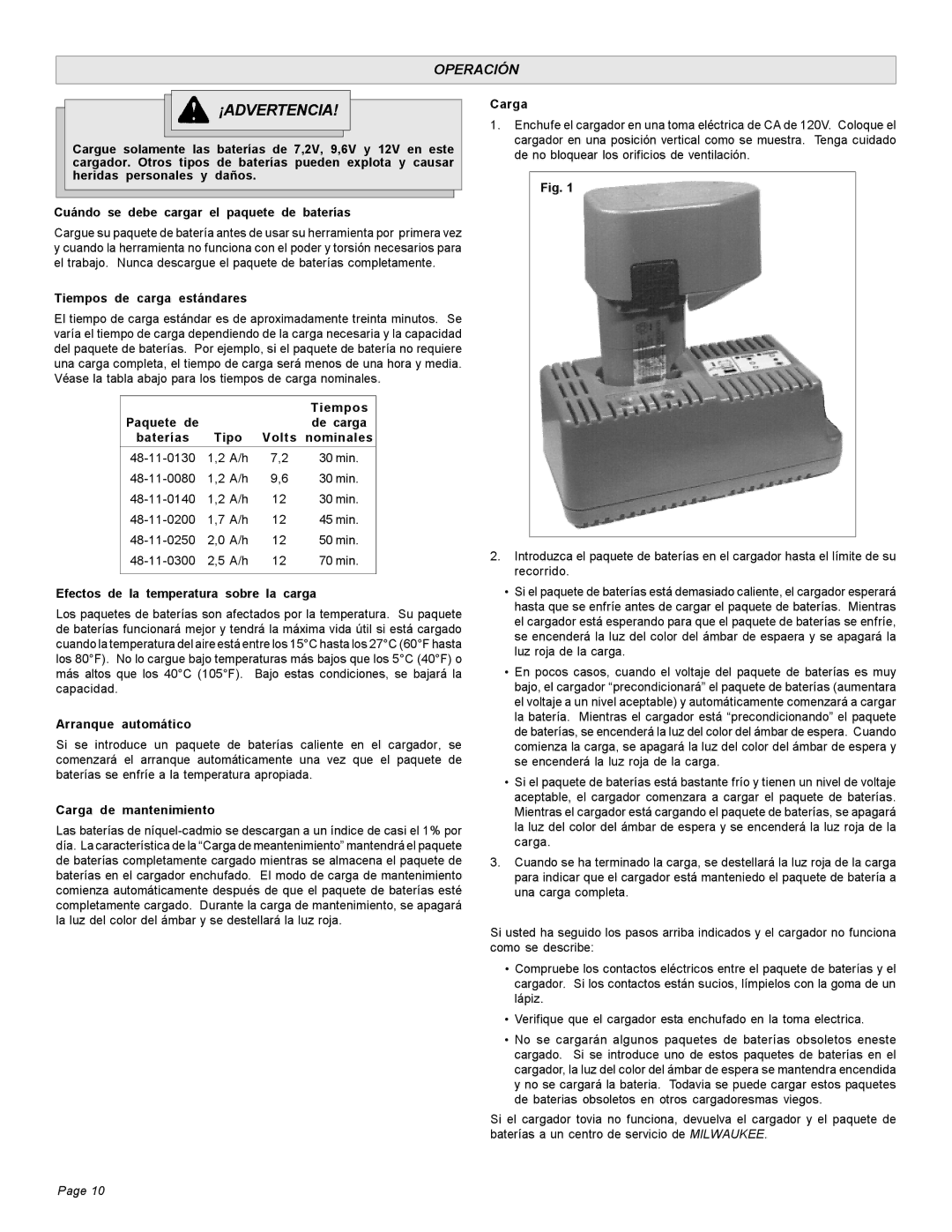 StreamLight 48-59-0192 manual ¡Advertencia, Operación 