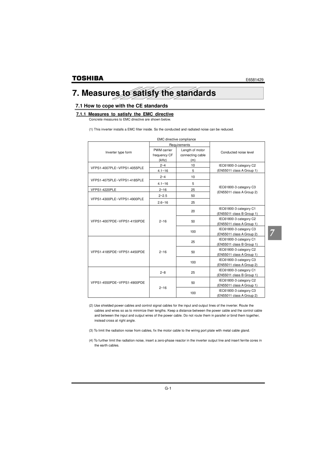 StreamLight VF-PS1 instruction manual Measures to satisfy the standards, How to cope with the CE standards 