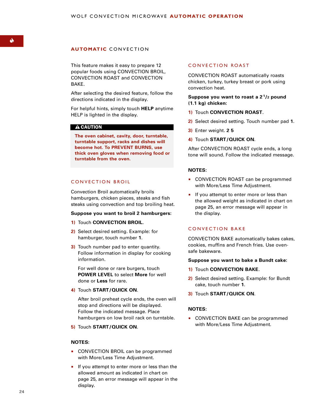 Sub-Zero Convection Microwave Oven manual Suppose you want to roast a 2 1/ 2 pound, Kg chicken, Touch Convection Roast 