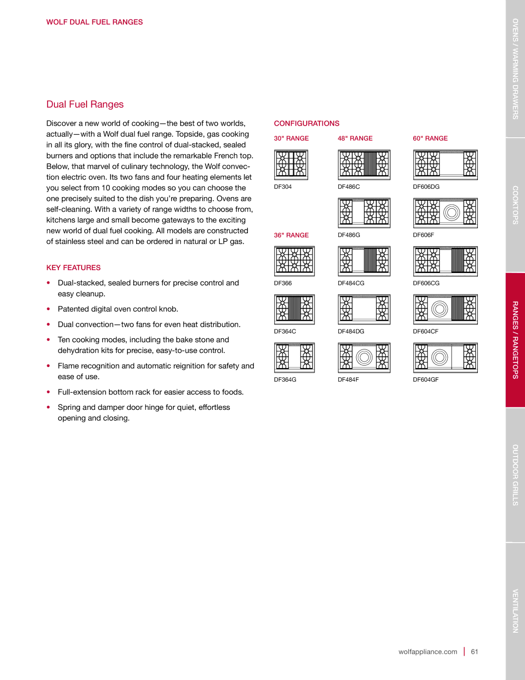 Sub-Zero DO30-2F/S-PH DO30PE/S/PH, SO30-2U/S-TH SO30TE/S/TH, DO30-2F/S-TH NA manual Wolf Dual Fuel Ranges, Ovens 