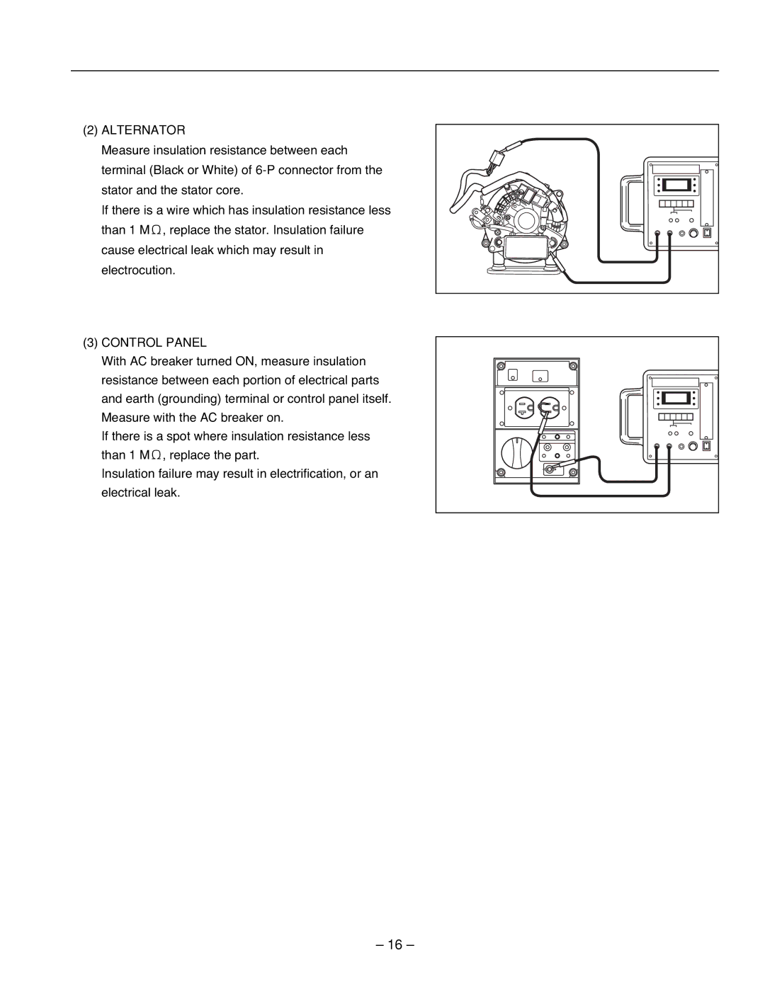 Subaru R1100 service manual Alternator, Control Panel 