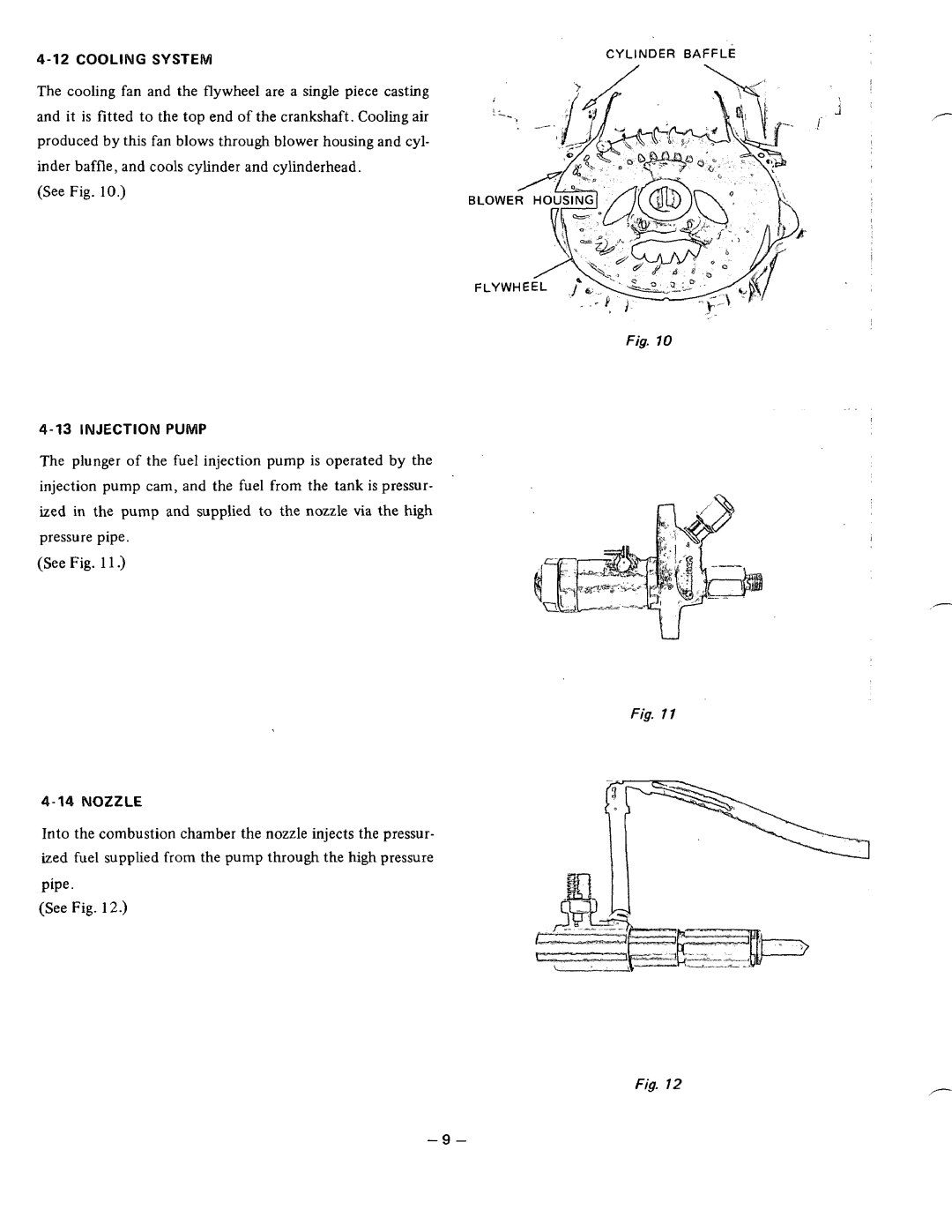 Subaru Robin Power Products DY35, DY41, DY30 manual Cooling System 