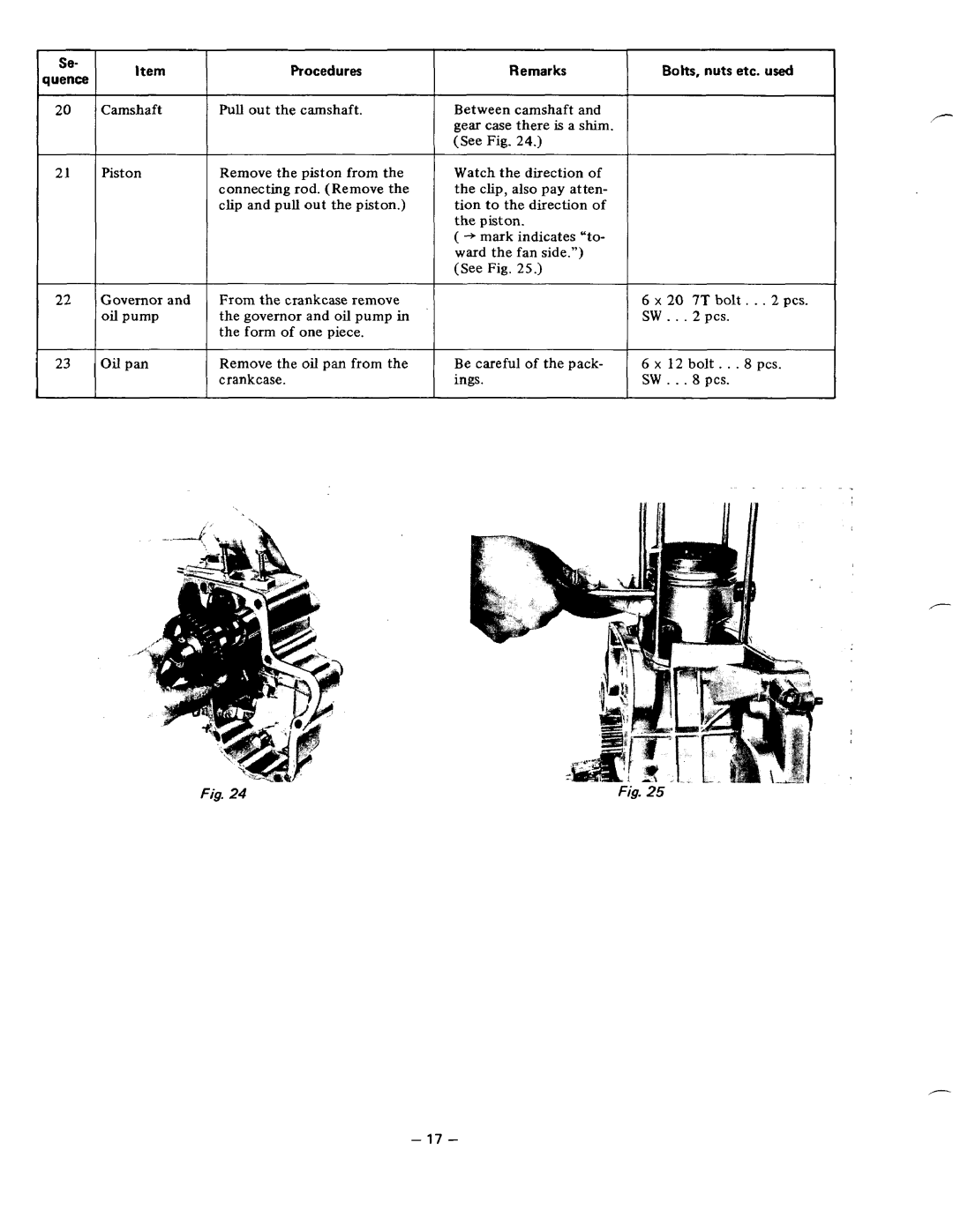 Subaru Robin Power Products DY30, DY35, DY41 manual Oil pump 