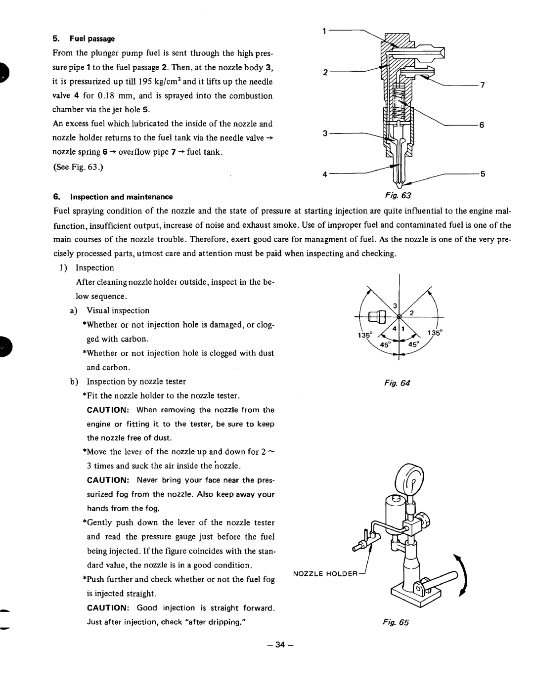 Subaru Robin Power Products DY41, DY35, DY30 manual Push further and check whether or not the fuel fog 