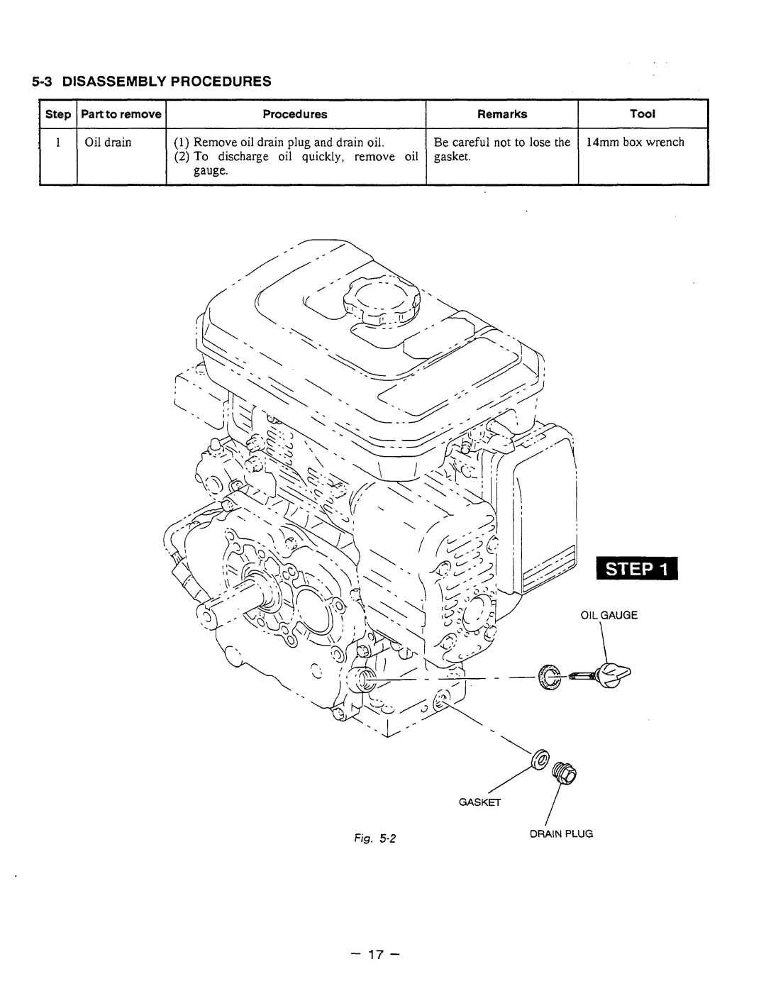 Subaru Robin Power Products EH12-2, EH17-2, EH25-2 manual Disassemblyprocedures 