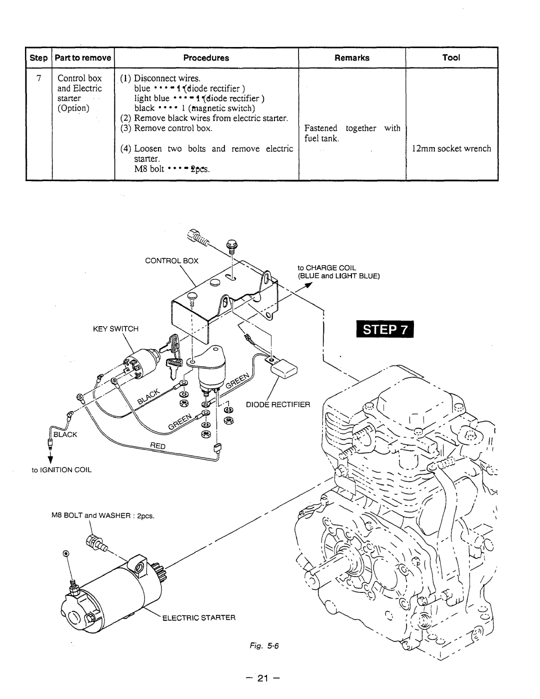 Subaru Robin Power Products EH12-2, EH17-2, EH25-2 manual Starter 