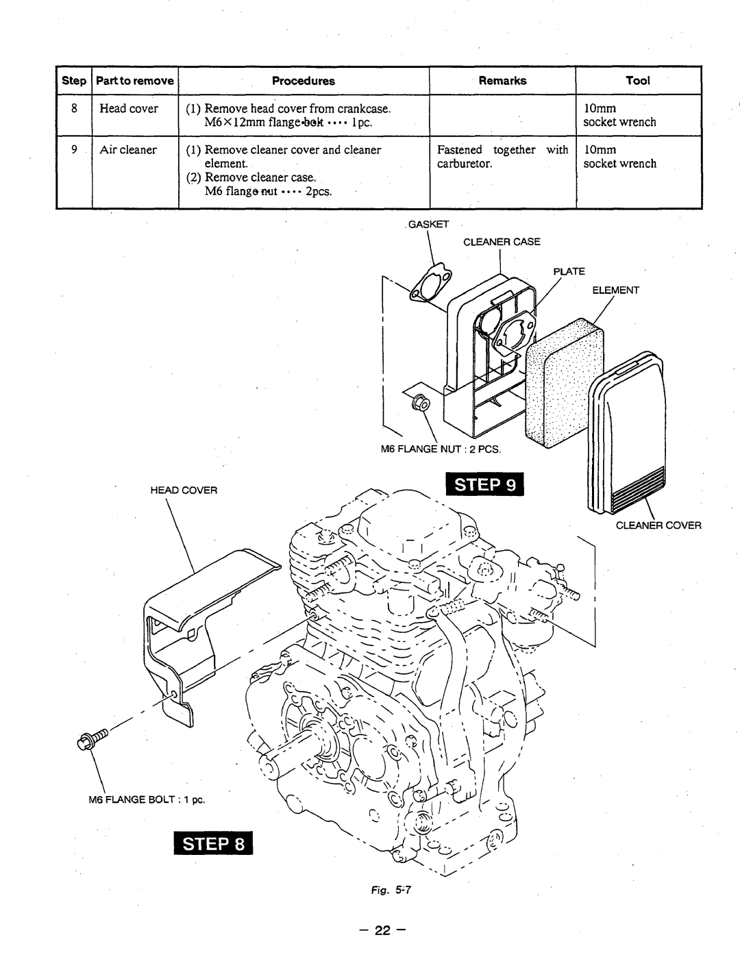 Subaru Robin Power Products EH12-2, EH17-2, EH25-2 manual 2pcs 