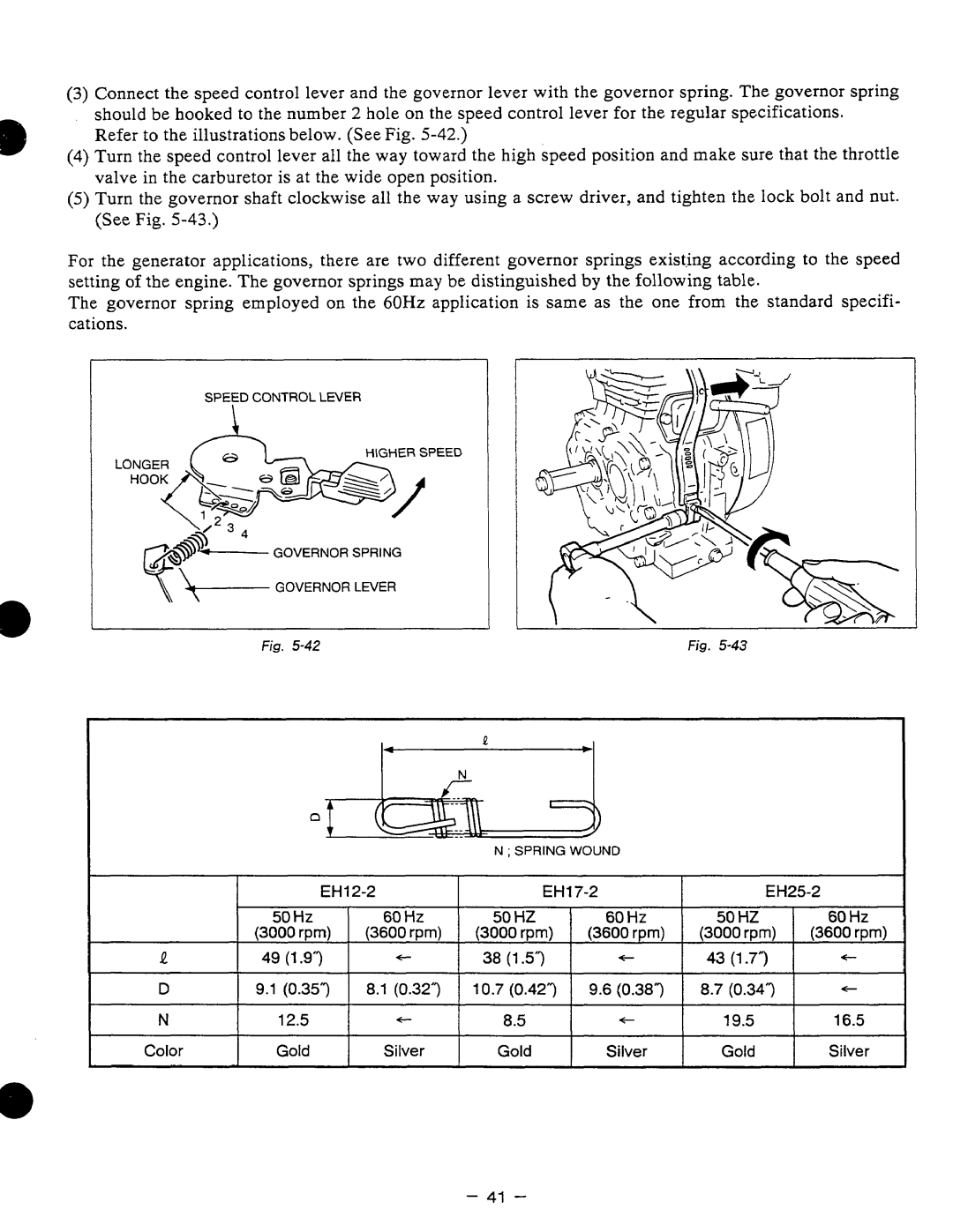 Subaru Robin Power Products EH12-2, EH17-2, EH25-2 manual Refer to the illustrations below. SeeFig 