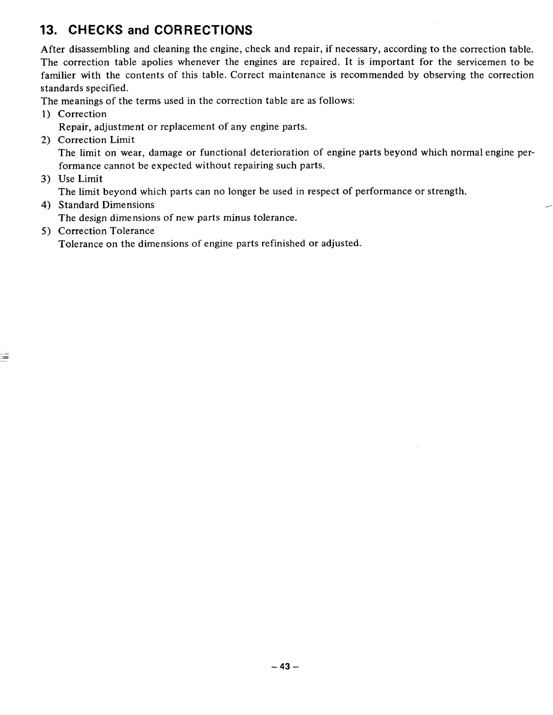 Subaru Robin Power Products EY20V, EY15V manual Checks and Corrections 