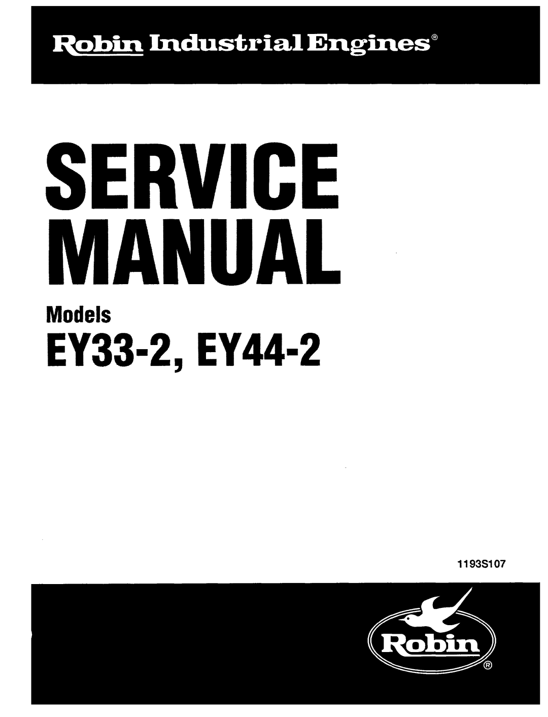 Subaru Robin Power Products EY33-2, EY44-2 manual 