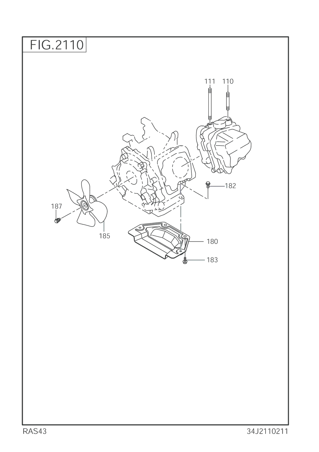 Subaru Robin Power Products P4300ie manual 34J2110211 