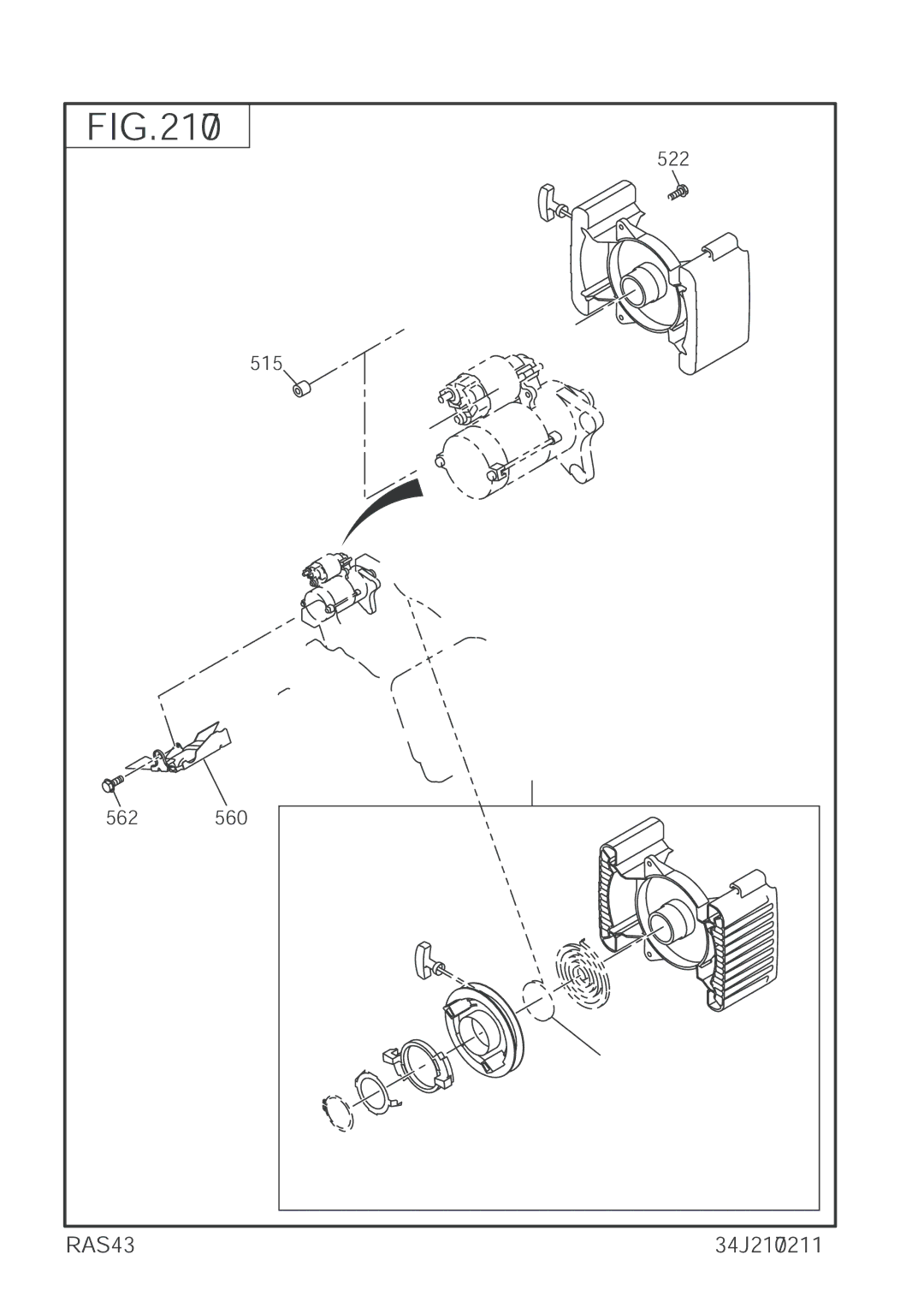 Subaru Robin Power Products P4300ie manual RAS43 