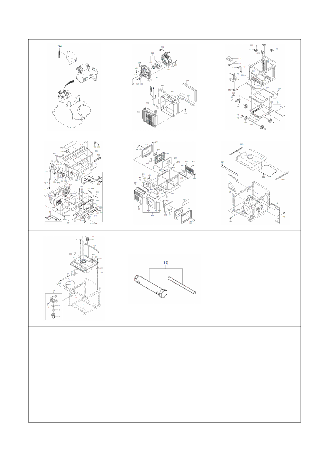 Subaru Robin Power Products P4300ie manual 