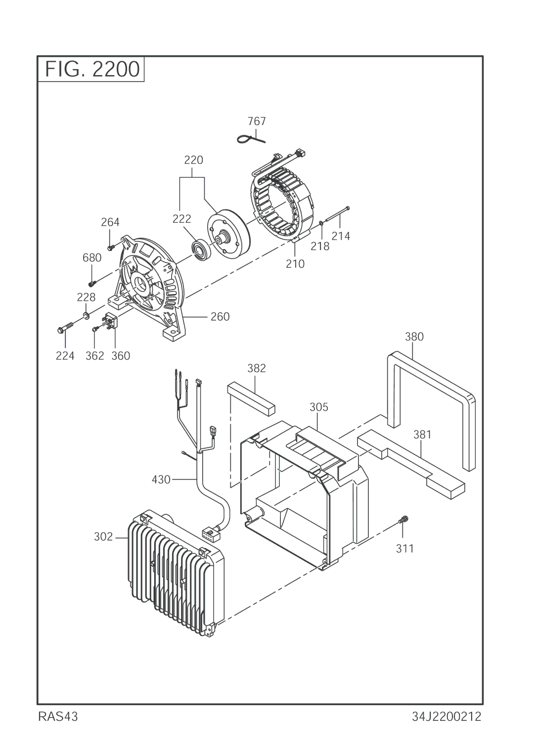 Subaru Robin Power Products P4300ie manual 34J2200212 