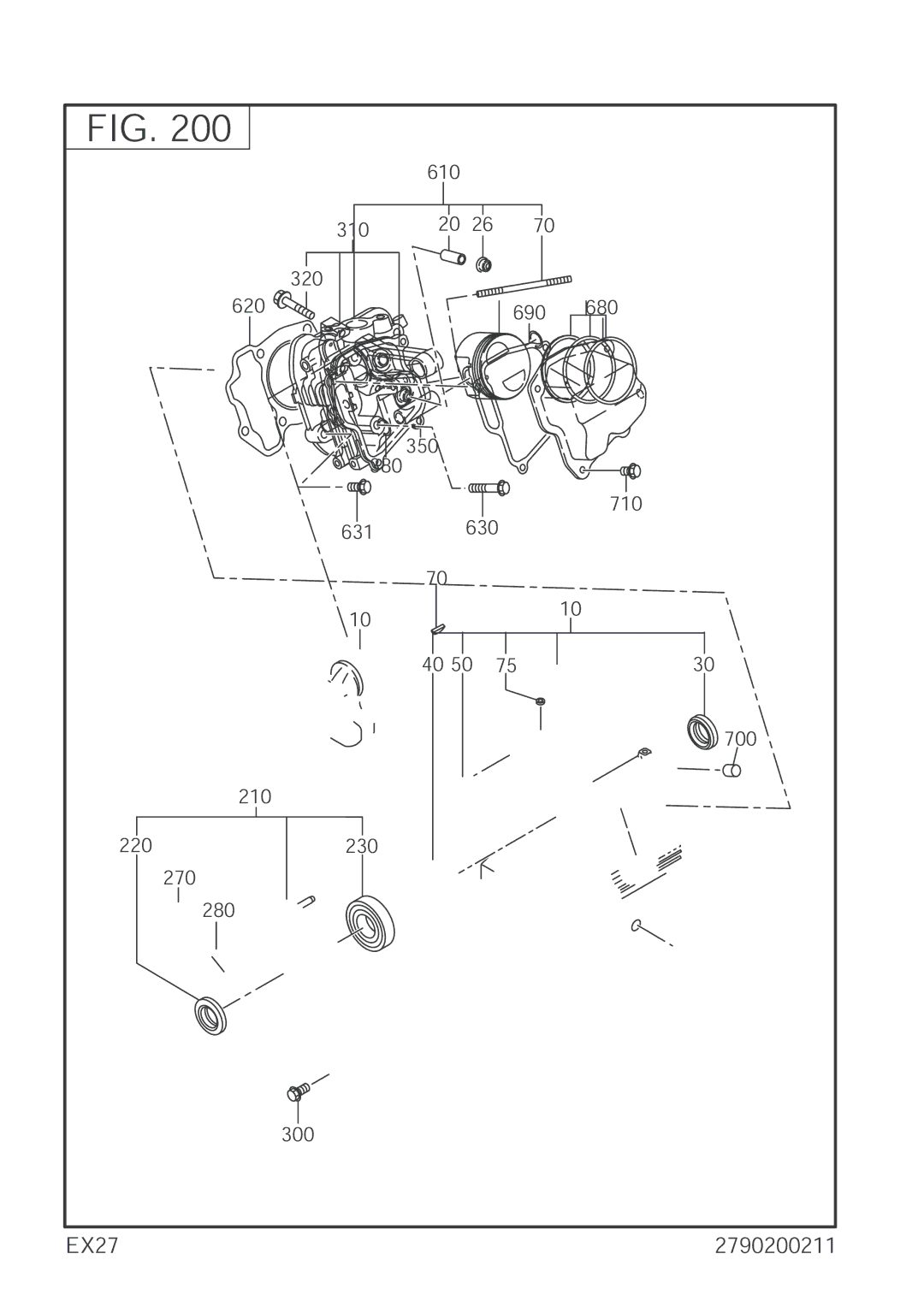 Subaru Robin Power Products P4300ie manual EX27 2790200211 