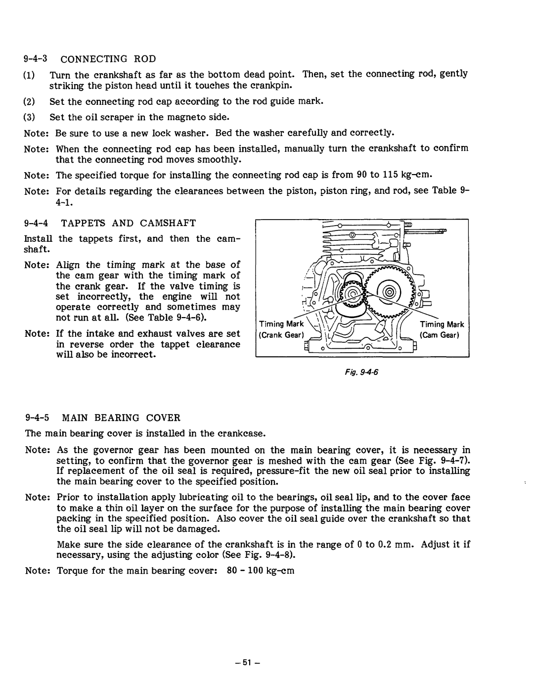 Subaru Robin Power Products R1200 service manual Connecting ROD, Tappets and Camshaft 