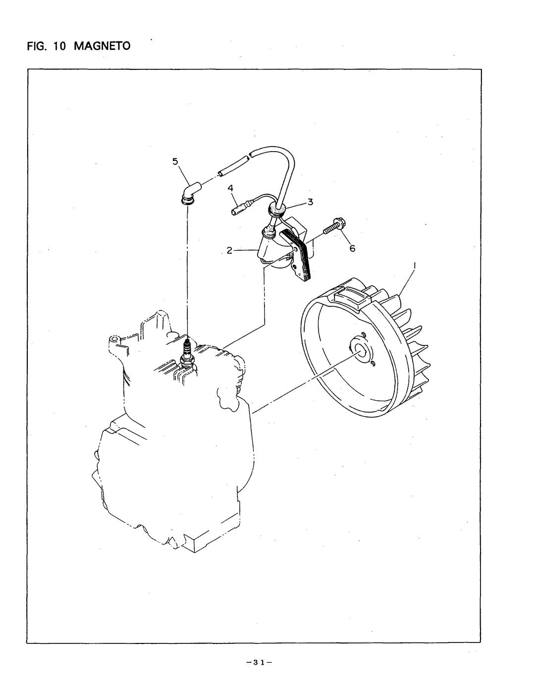 Subaru Robin Power Products R1210 manual Magneto 