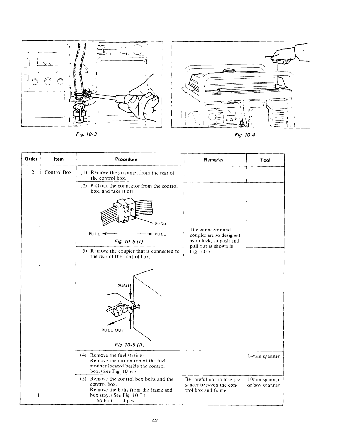 Subaru Robin Power Products RGX180, RGX240D manual L4mm spannrr, Remarks 