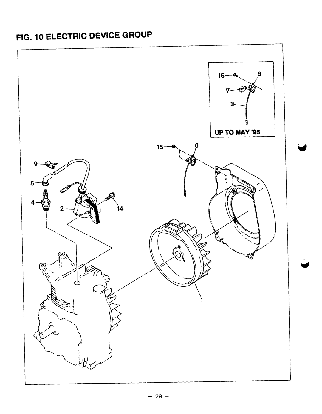 Subaru Robin Power Products RGX2410, RGX5510, RGXl810, RGX1810 manual Electric Device Group 