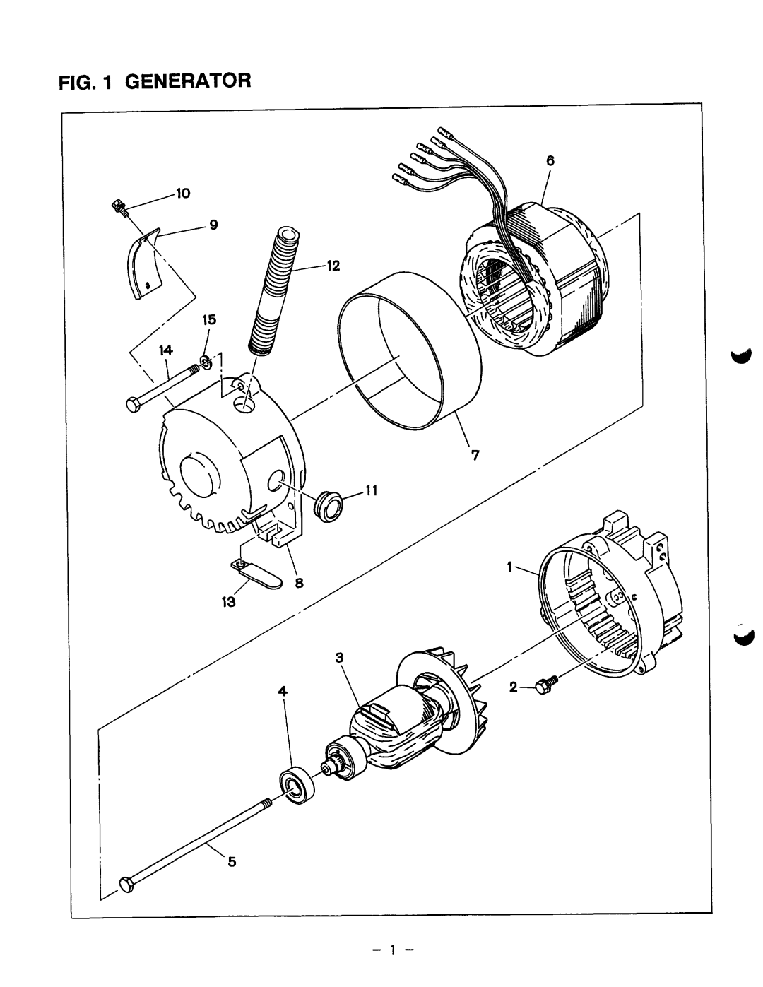 Subaru Robin Power Products RGX2410, RGX5510, RGXl810, RGX1810 manual Generator 