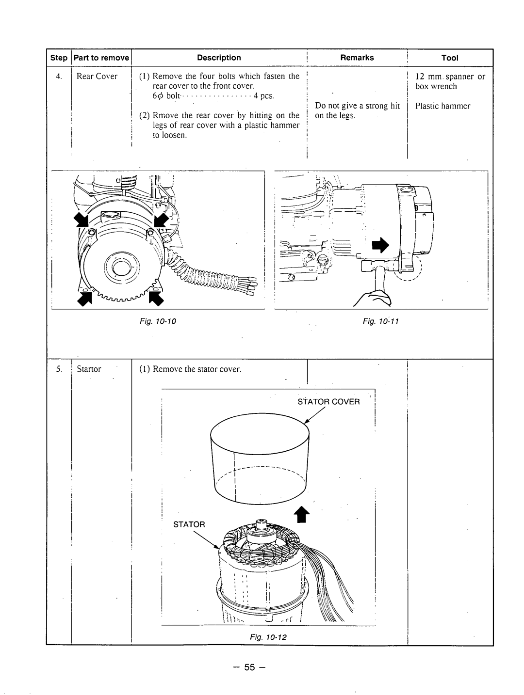 Subaru Robin Power Products RGX3510 manual Startor 