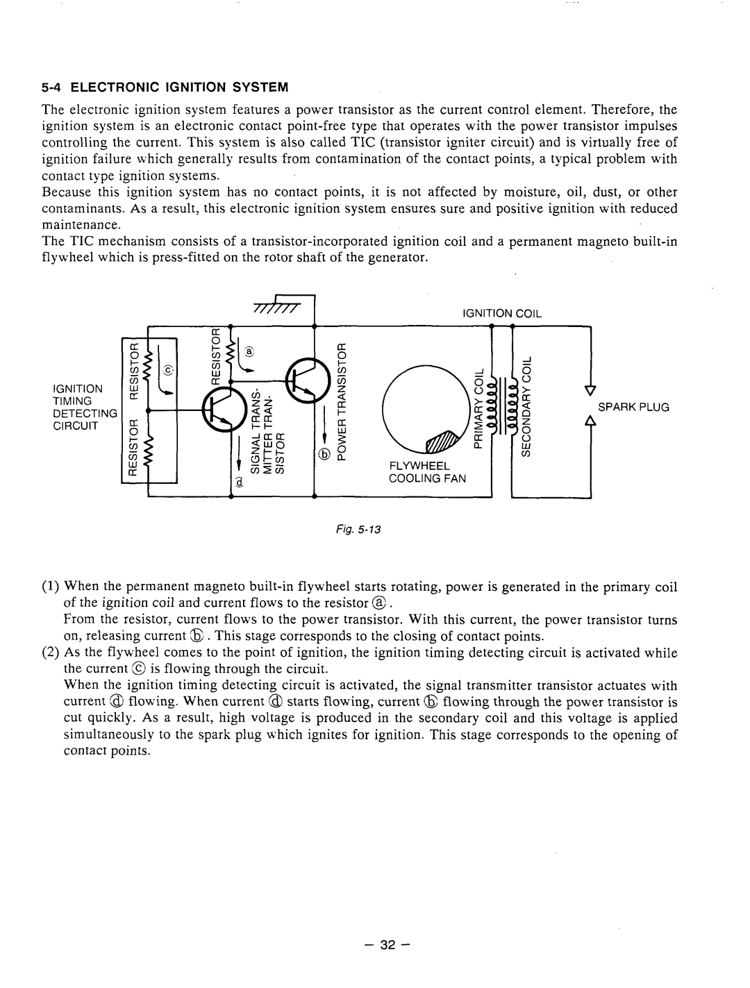 Subaru Robin Power Products RGX3510 manual 4ELECTRONICIGNITIONSYSTEM, Ignition Timing Plug Flywheel Cooling FAN 