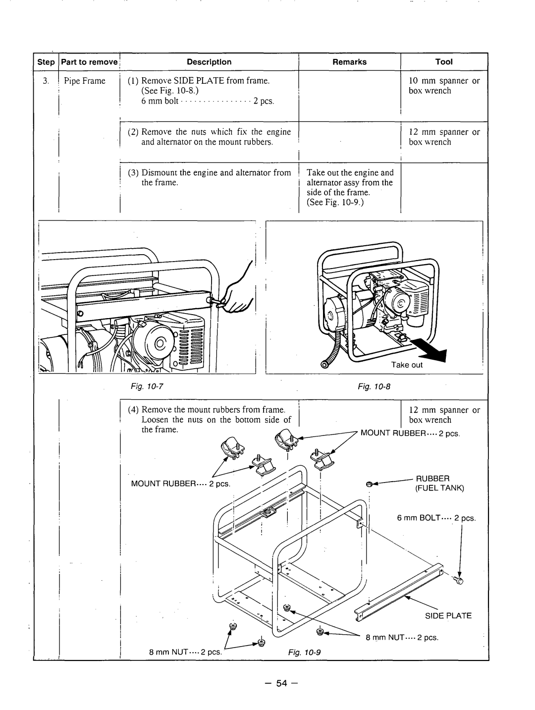 Subaru Robin Power Products RGX3510 manual IIi 