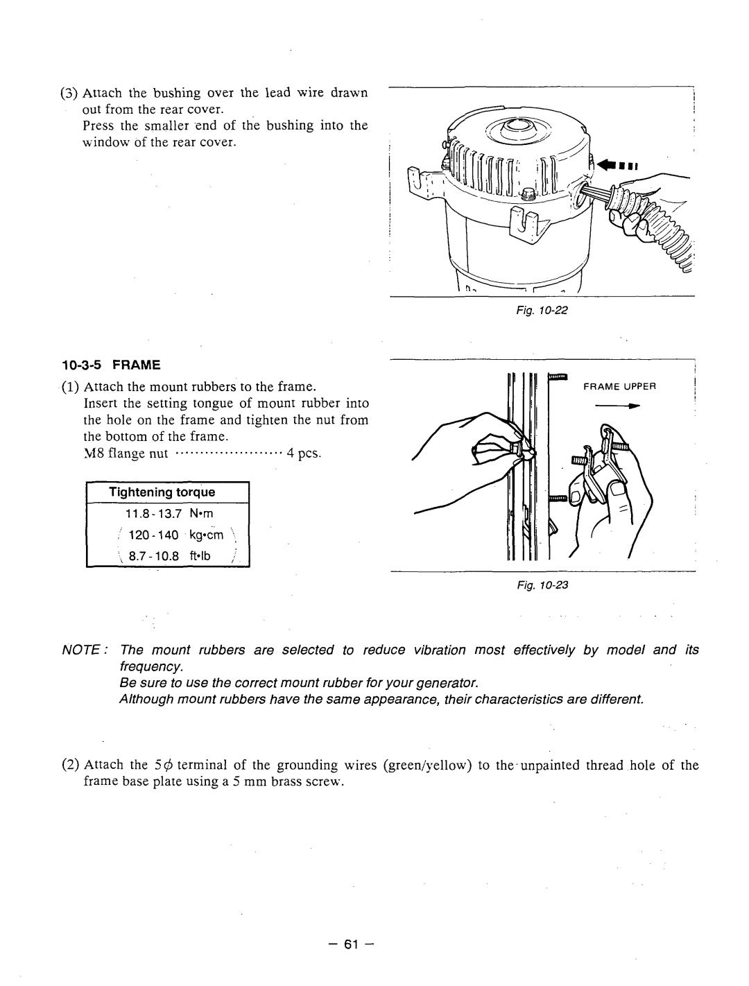 Subaru Robin Power Products RGX3510 manual H18 flan, nut 