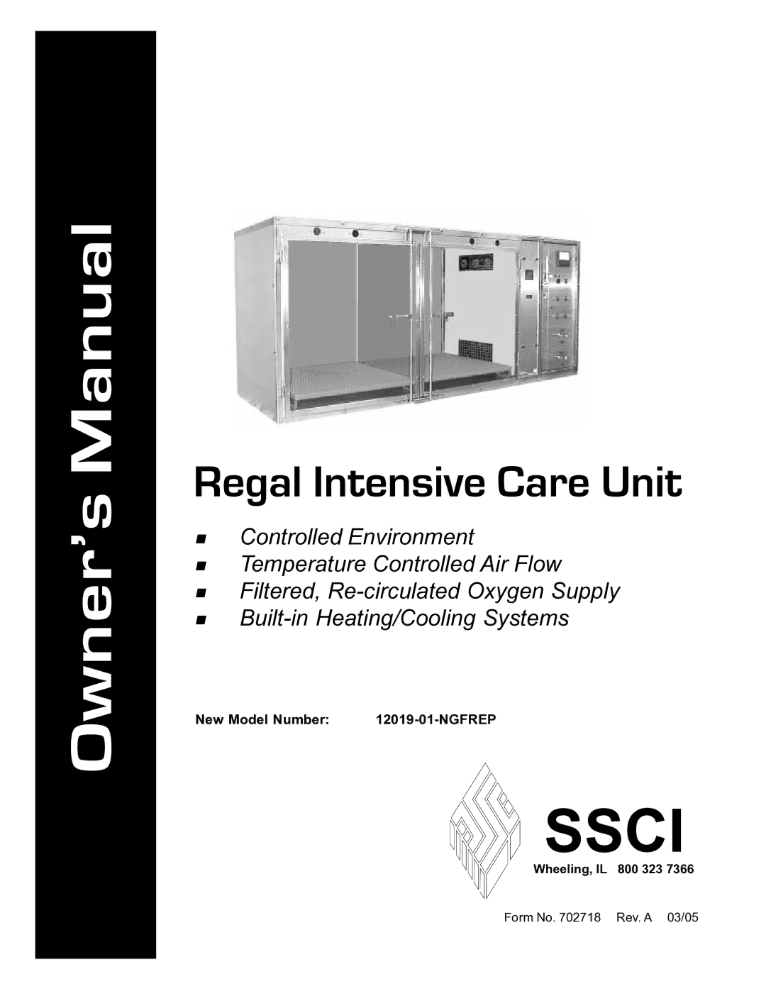 Suburban Mfg 12019-01-NGFREP manual Ssci 