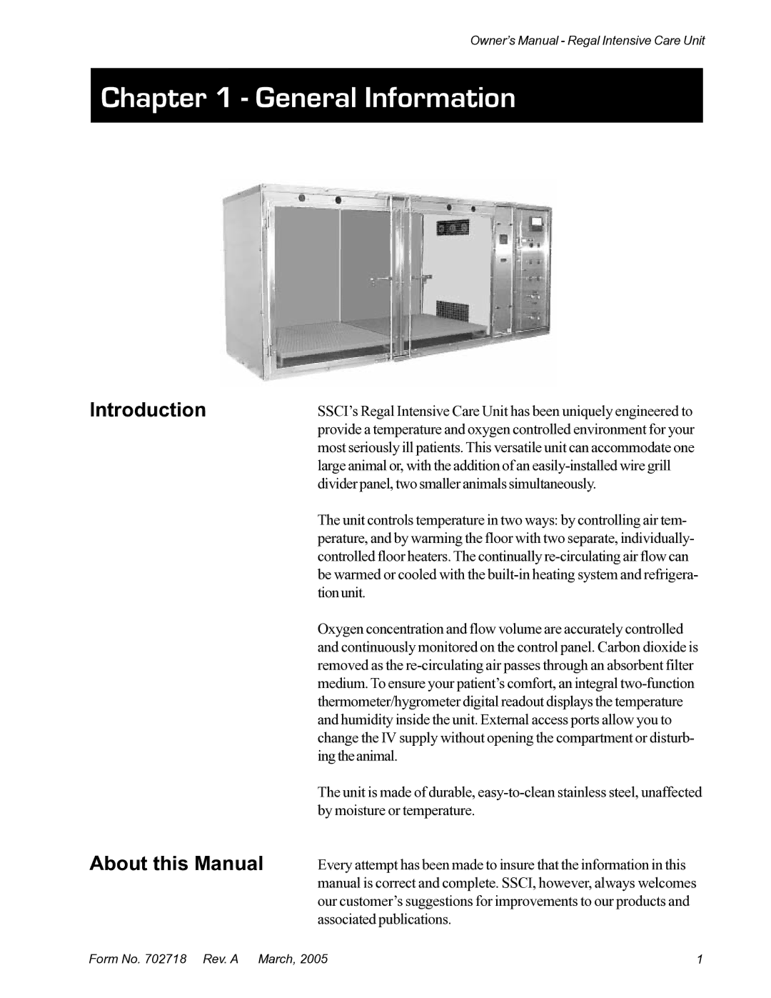 Suburban Mfg 12019-01-NGFREP manual General Information, Introduction About this Manual 