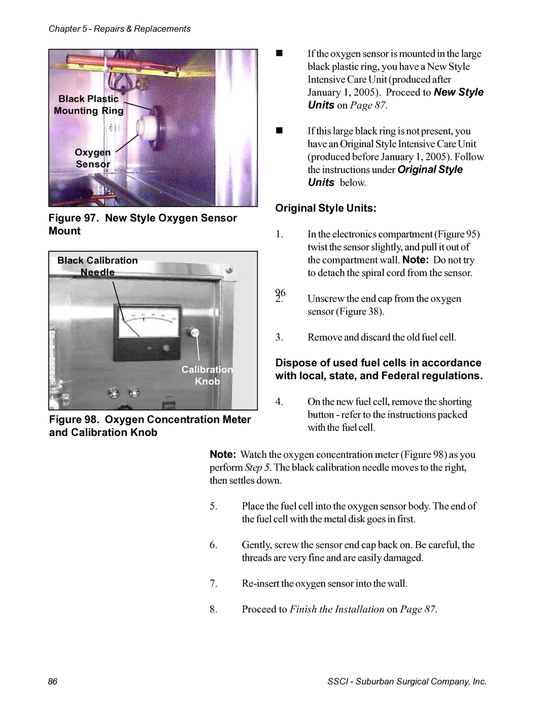 Suburban Mfg 12019-01-NGFREP manual New Style Oxygen Sensor Mount 