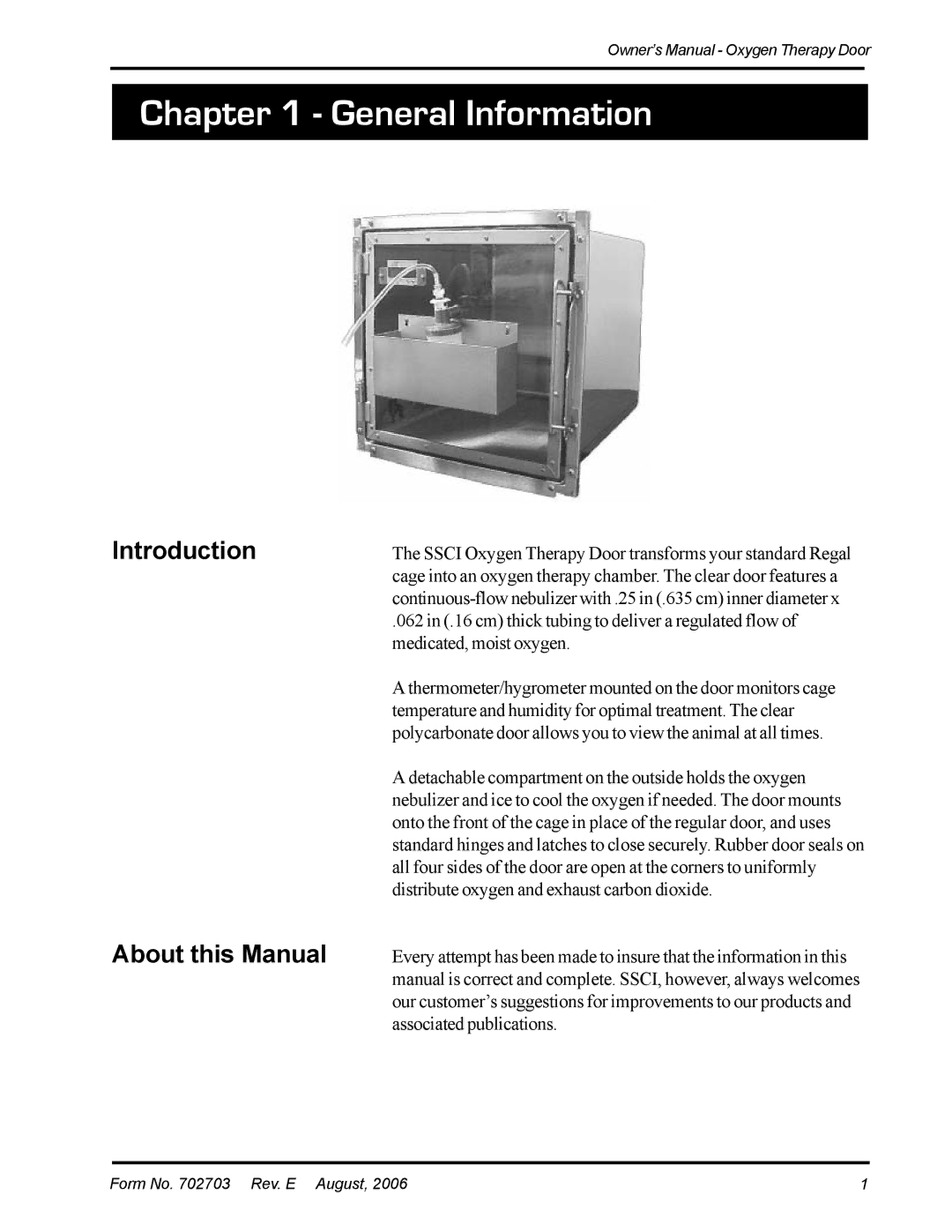 Suburban Mfg 12155-00-DREPAA, 12155-00-FNHJAA, 12155-00-FNFNAA manual General Information, Introduction About this Manual 