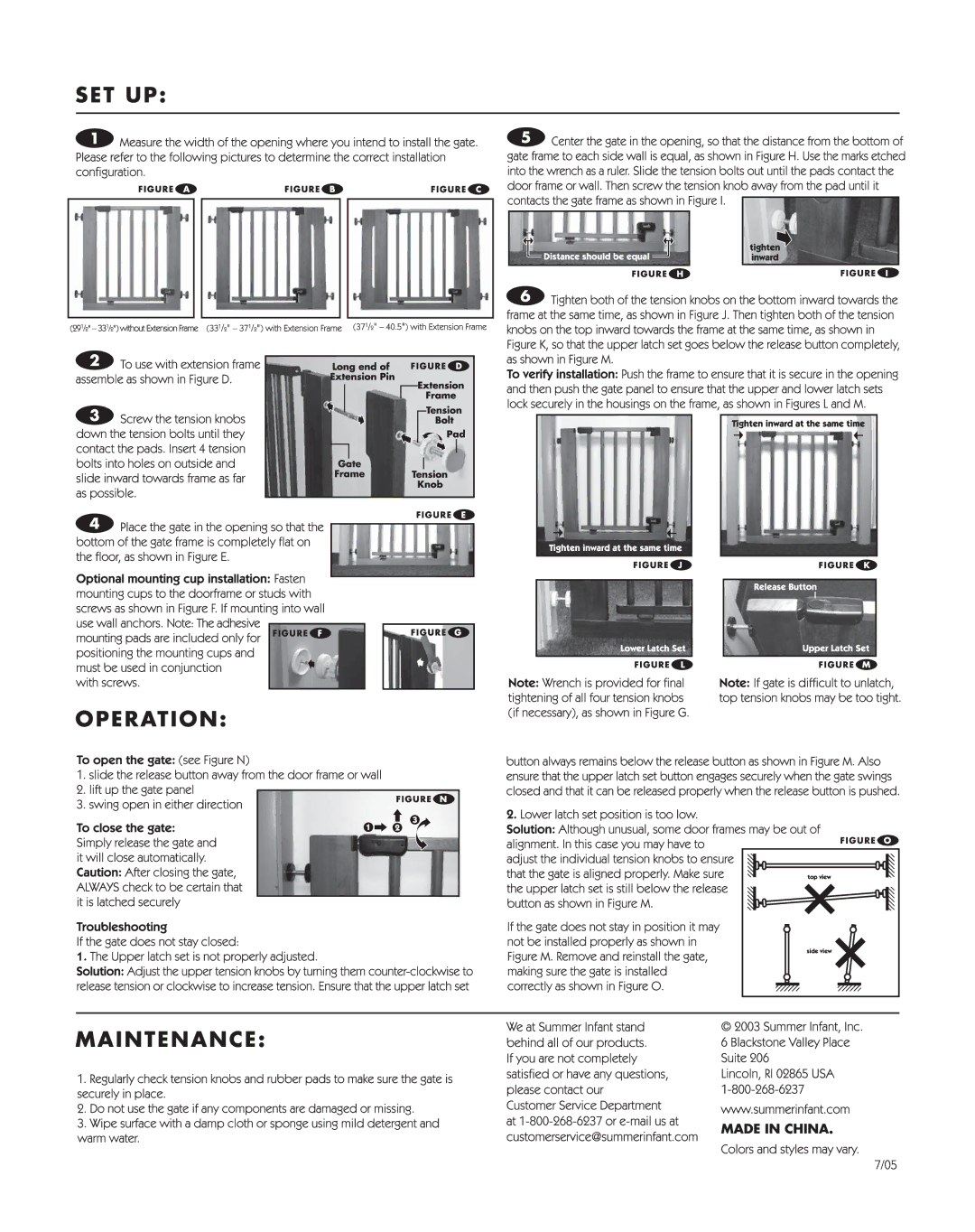 Summer Infant 07050A manual 