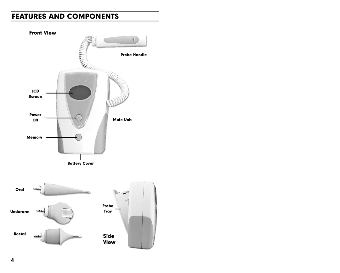 Summer Infant 3180 manual Features and Components 