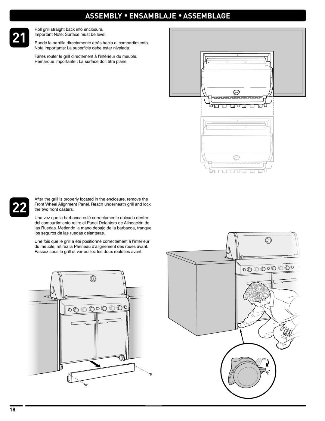 Summit 460-NG manual Assembly Ensamblaje Assemblage 