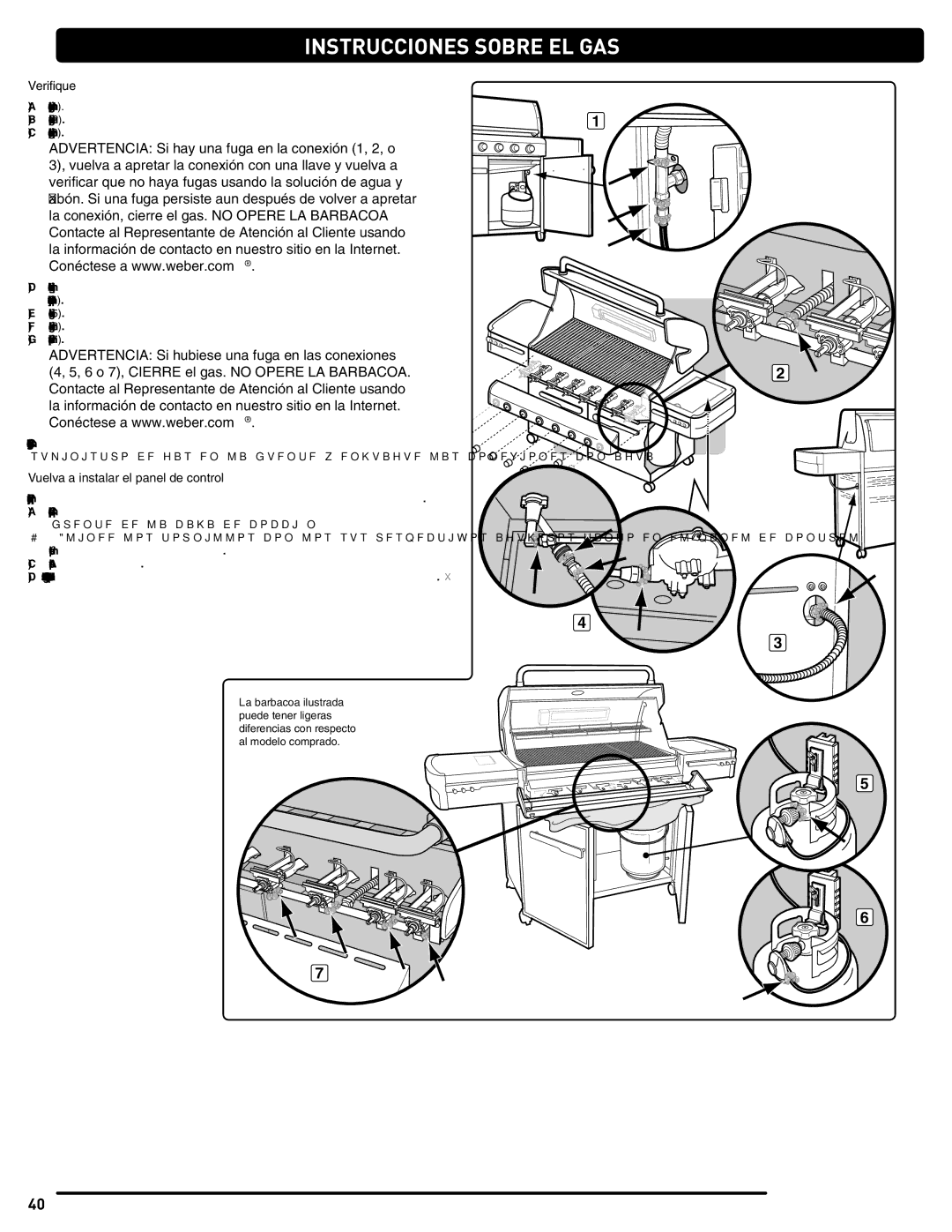 Summit 56214 manual Verifique, Vuelva a instalar el panel de control 