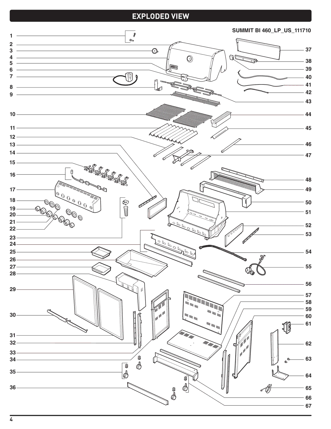 Summit 56575 manual Exploded View 