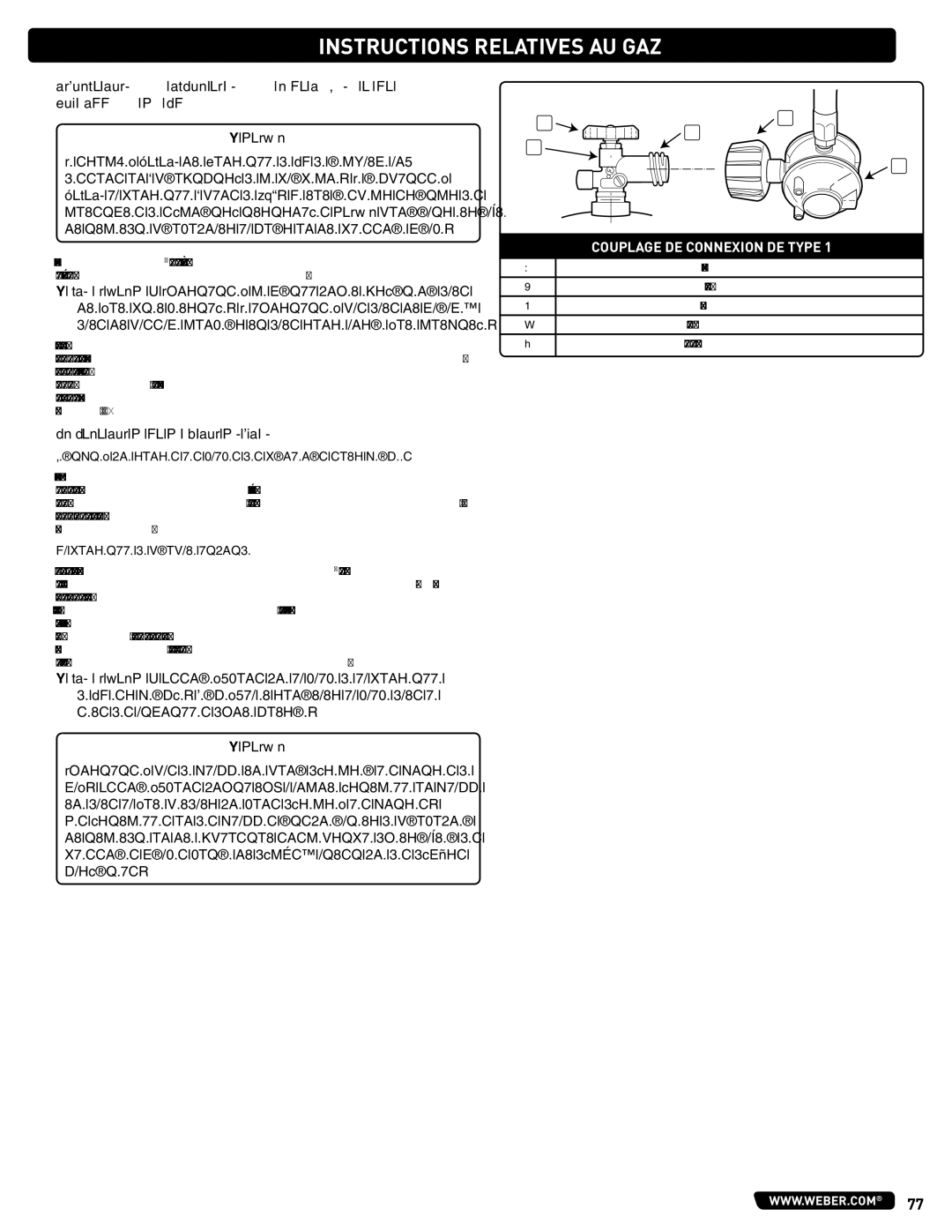 Summit 56575 manual Informations Importantes Relatives a LA Bouteille DE PL, Preparation DE LA Detection DES Fuites 