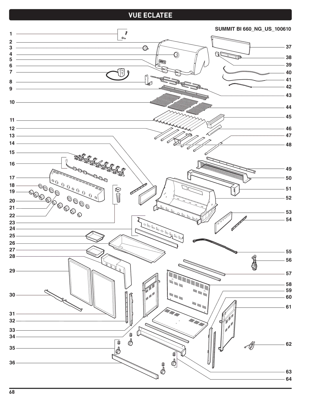 Summit 56580 manual VUE Eclatee 