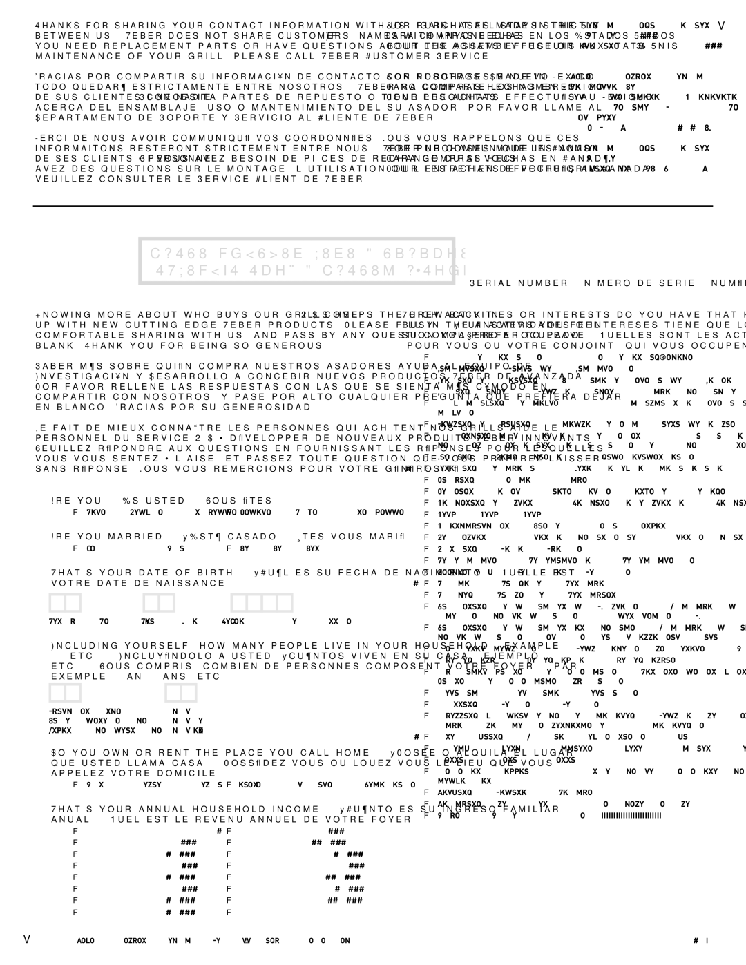 Summit 89208 manual Pour les achats effectués aux États-Unis, For purchases made in Mexico, Para compras hechas en México 