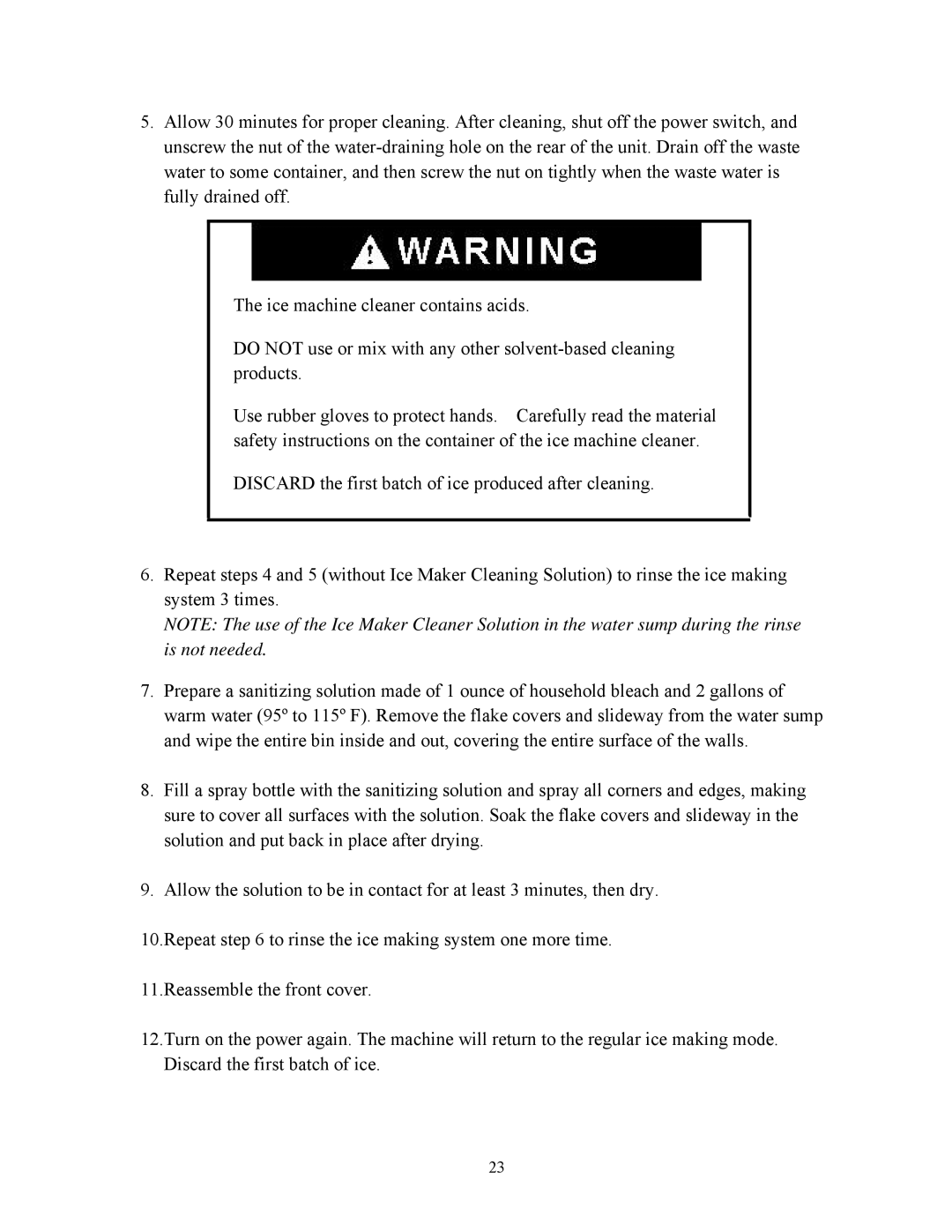 Summit BIM70 user manual 