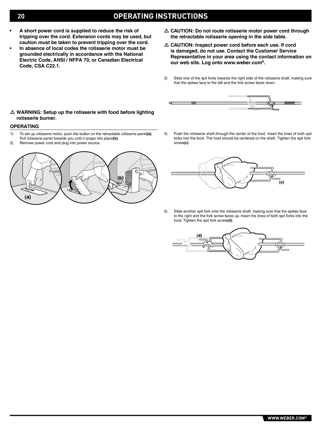 Summit E/S-420/450 manual Operating 